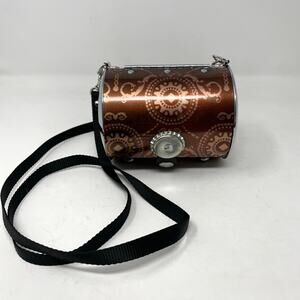 Littlearth Little Earth Y2K vintage 90s Metal Mini Barrel Bag Purse Steampunk